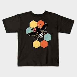 Vintage Colour Bee Kids T-Shirt